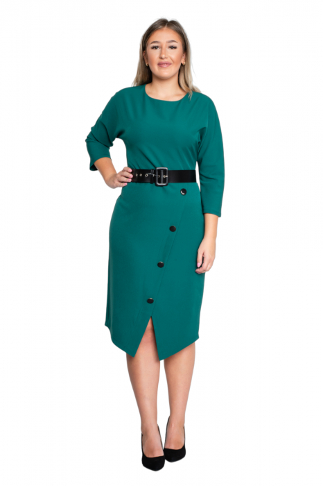 Rochie Aliyah midi verde [5]