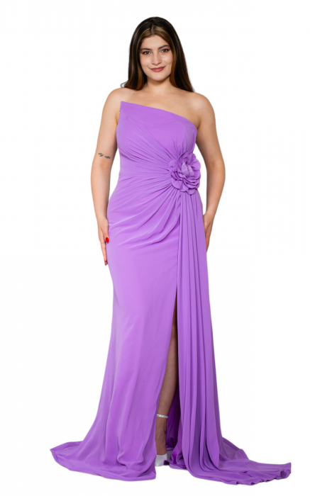 Rochie Alizeh lunga lila [5]