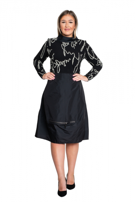 Rochie Alizeh midi neagra [5]