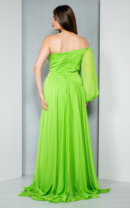 Rochie Alondra lunga verde [4]