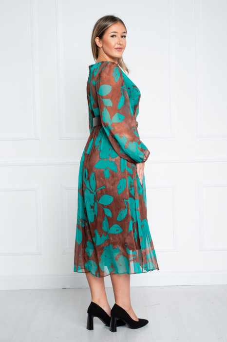 Rochie Alora midi verde [4]