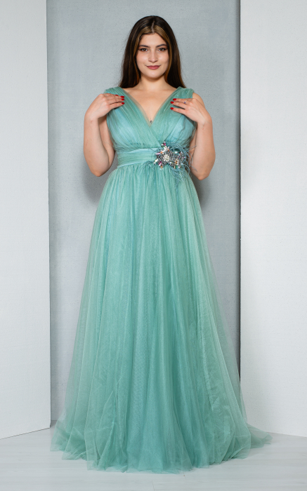 Rochie Alouette lunga vernil [2]