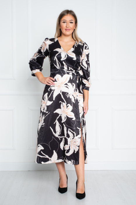 Rochie Alouette midi neagra [2]