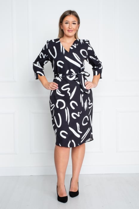 Rochie Althea midi neagra [2]