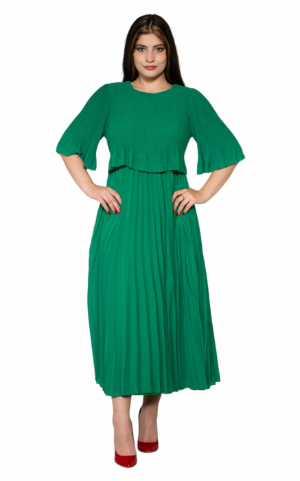 Rochie Ama midi verde [5]