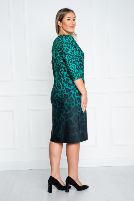 Rochie Amaia midi verde [4]