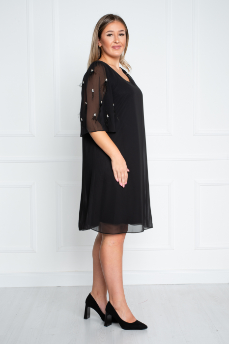 Rochie Amalia midi neagra [3]