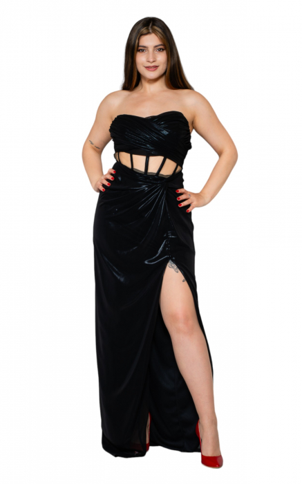 Rochie Amalie lunga neagra [5]