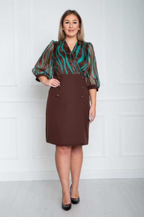 Rochie Amalie scurta verde [2]