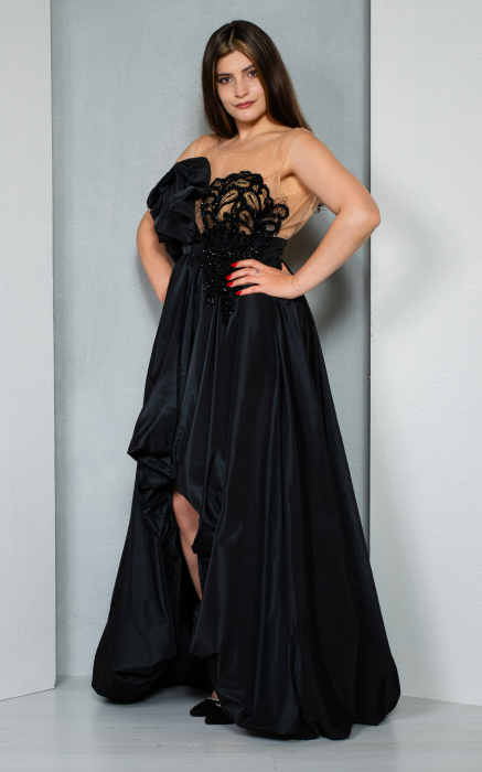 Rochie Amaryllis lunga neagra [3]