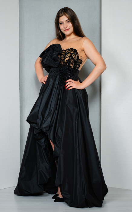 Rochie Amaryllis lunga neagra [4]