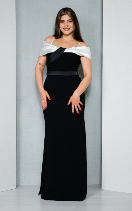 Rochie Amy lunga neagra [2]