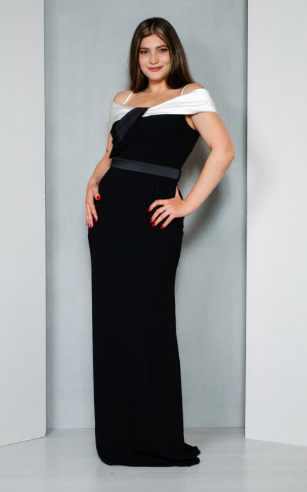 Rochie Amy lunga neagra [3]