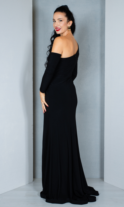 Rochie Anara lunga neagra [4]