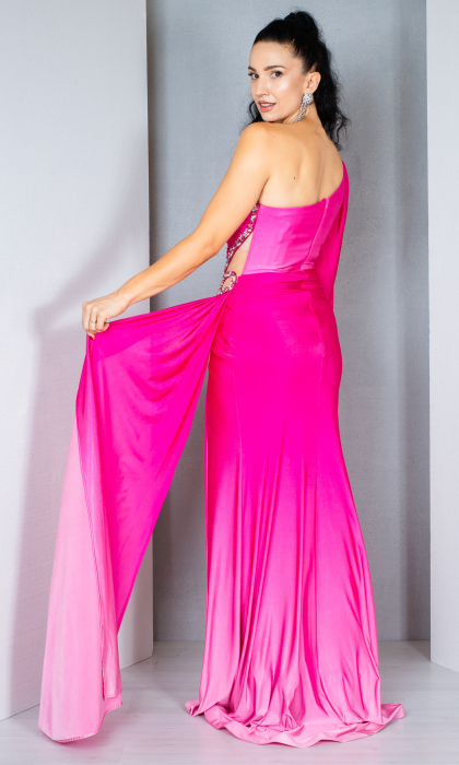 Rochie Anemone lunga fucsia [4]