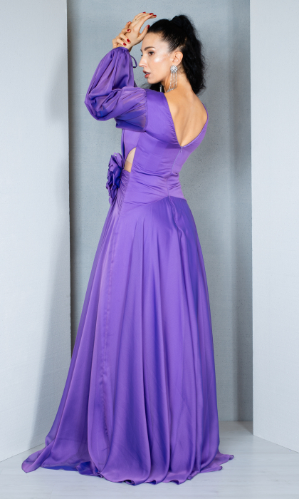Rochie Angel lunga mov [4]