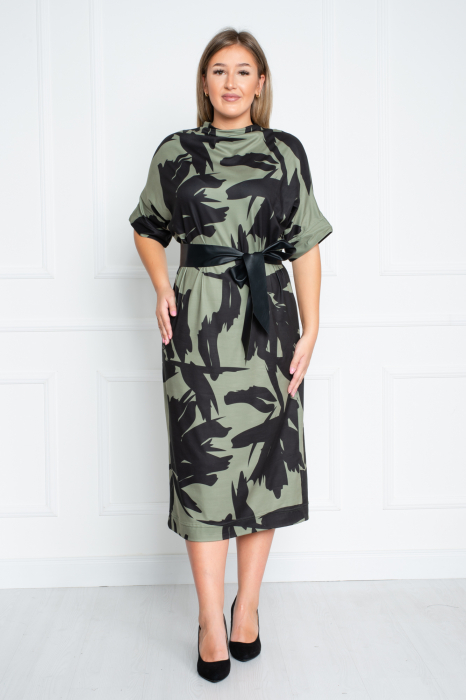 Rochie Angelica midi verde [2]