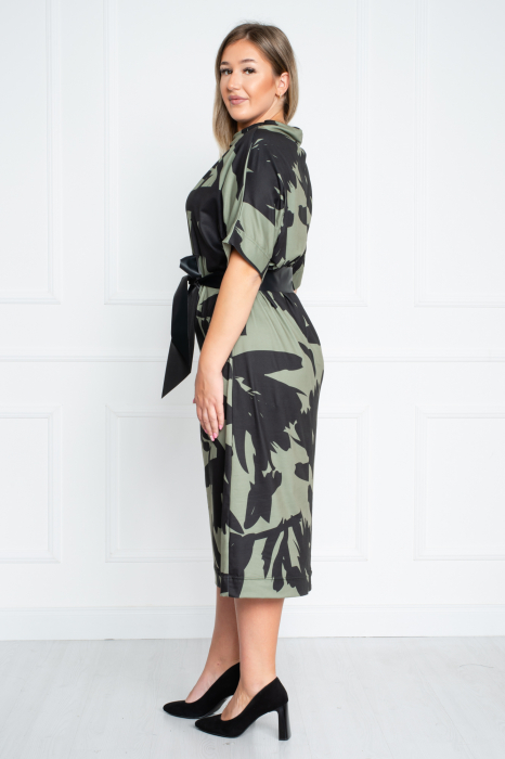 Rochie Angelica midi verde [4]