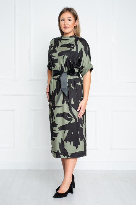 Rochie Angelica midi verde [3]