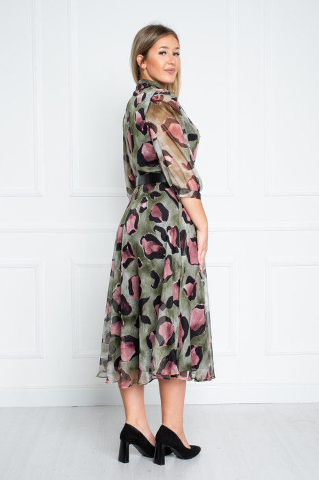 Rochie Anika midi verde [4]