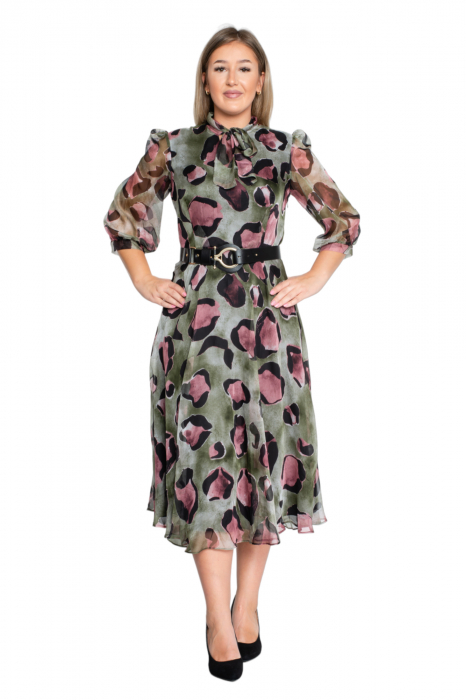 Rochie Anika midi verde [5]