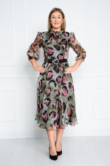 Rochie Anika midi verde [2]