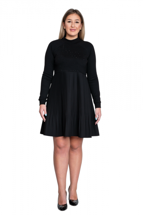 Rochie Anneliese scurta neagra [5]