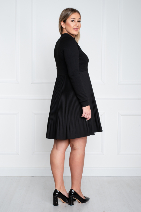 Rochie Anneliese scurta neagra [4]