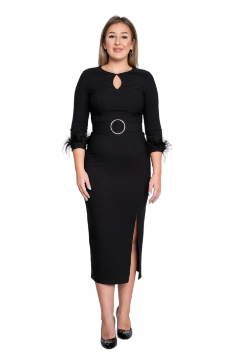 Rochie Annette midi neagra [6]