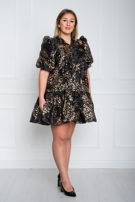 Rochie Annika scurta animal-print [3]