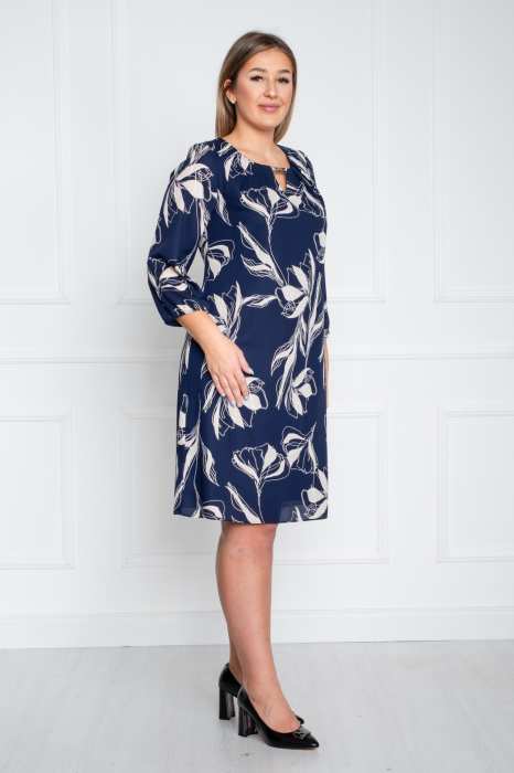 Rochie Anouk midi bleumarin [3]