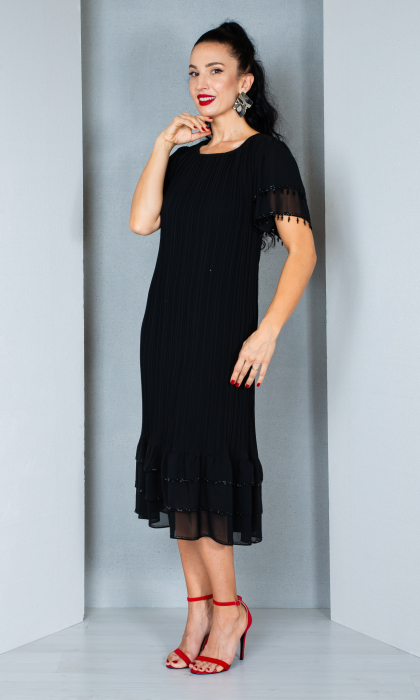 Rochie Anouk midi neagra [3]