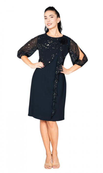 Rochie Anouk midi neagra [7]
