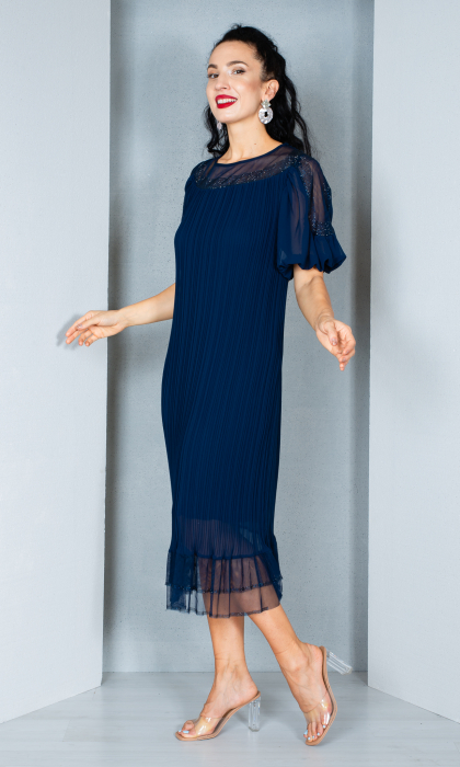 Rochie Anthea midi bleumarin [3]