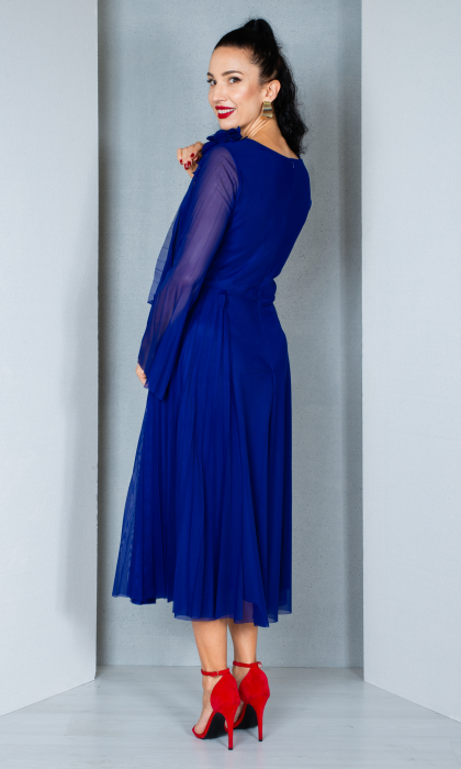 Rochie Antigone midi bleumarin [4]