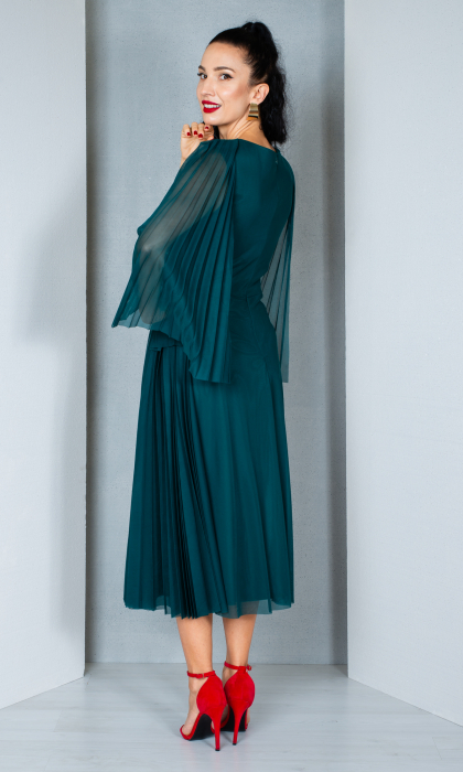 Rochie Antoinette midi verde [4]