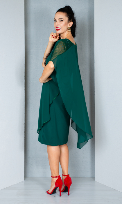 Rochie Antonia midi verde [4]