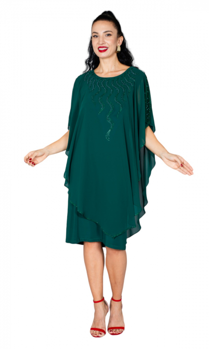 Rochie Antonia midi verde [5]