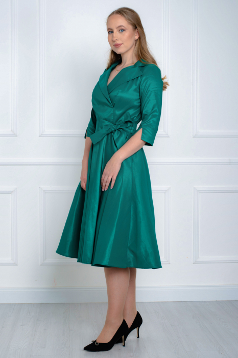 Rochie midi verde [3]