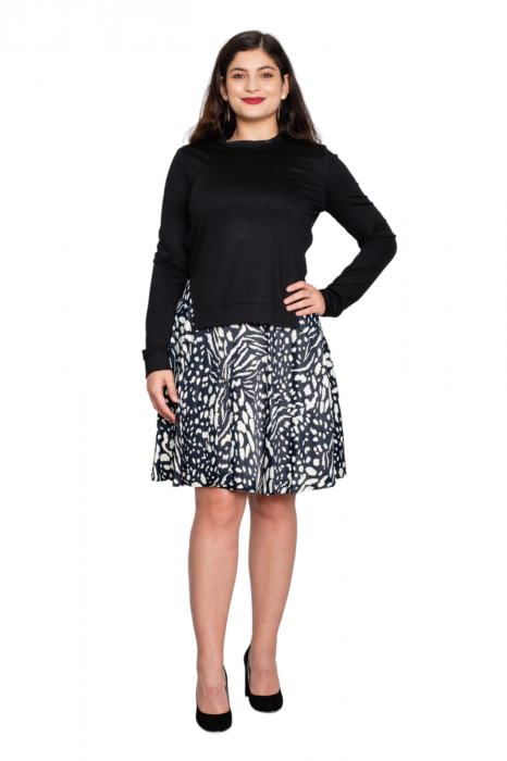 Rochie Ashlee scurta neagra [5]