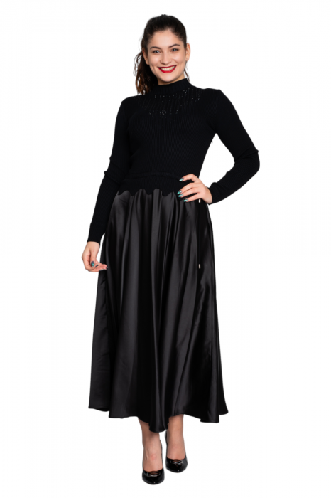Rochie Azami midi neagra [5]