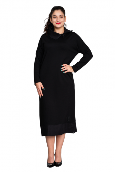 Rochie Babe midi neagra [5]