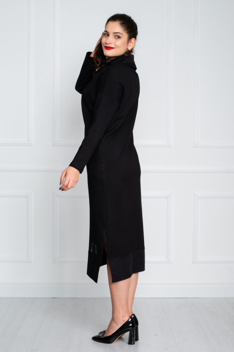 Rochie Babe midi neagra [4]