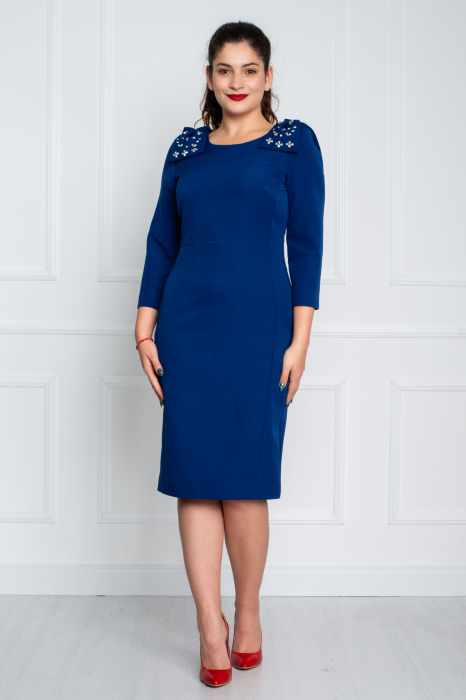 Rochie Banks midi albastra [2]