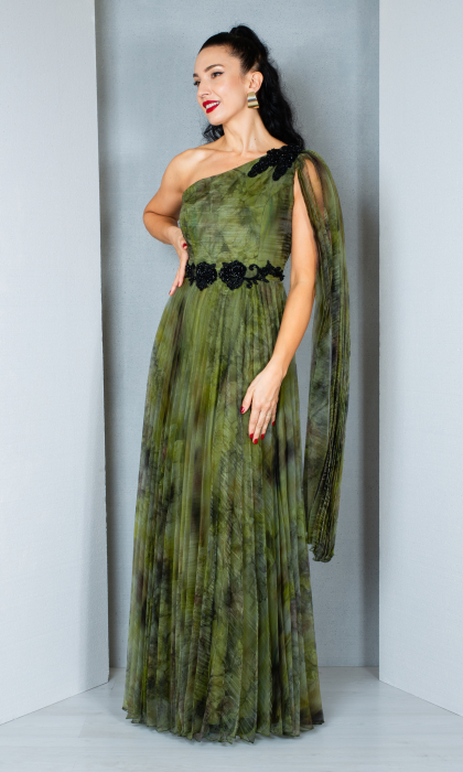 Rochie Batsheva lunga verde [3]