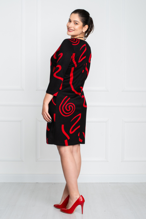 Rochie Bernadette midi neagra [4]