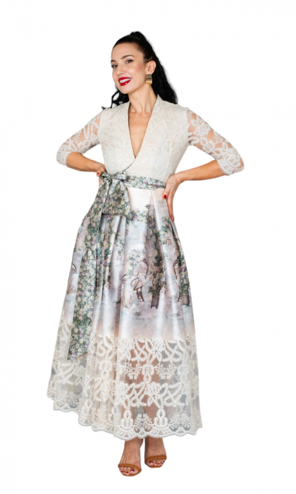 Rochie Blakeleigh midi crem [5]