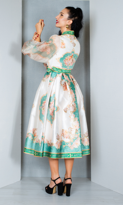 Rochie Blakelyn midi crem [4]