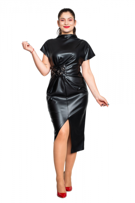 Rochie Bonnie midi neagra [5]