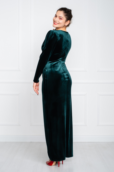Rochie Bowie midi verde [4]